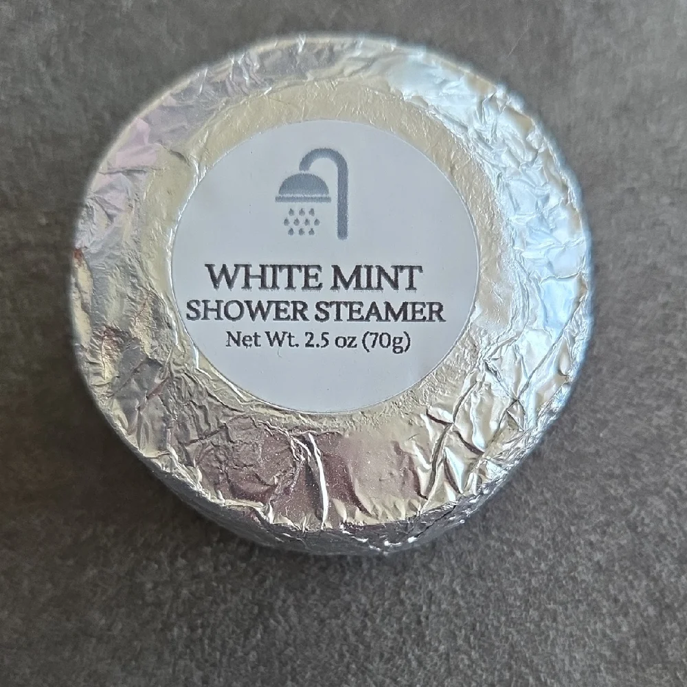 White Mint Shower Steamer - Shower Steam Tablet